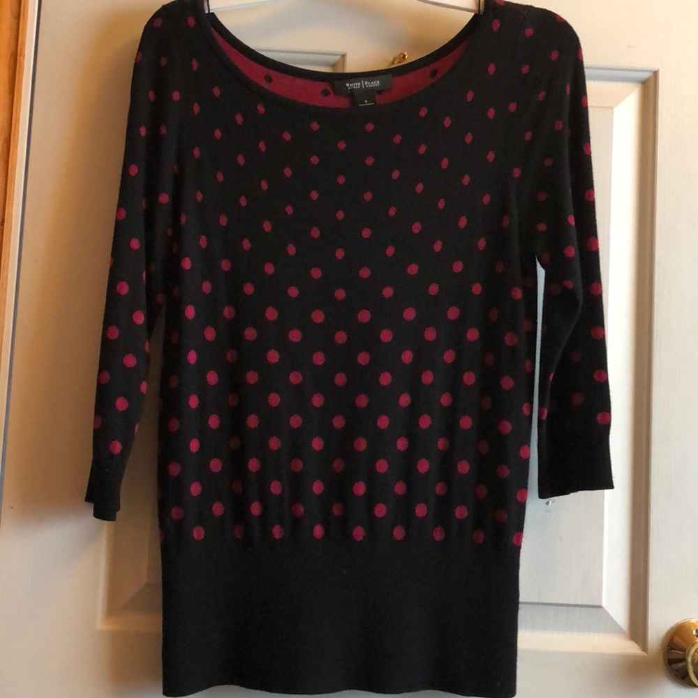 Polka dot sweater